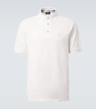 Etro Pegaso cotton piqu&eacute; polo shirt