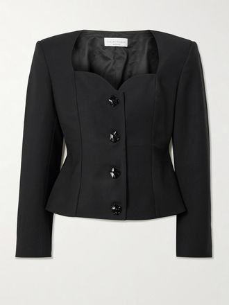 Violante Nessi Blusa In Misto Lana Leclaireur - Nero