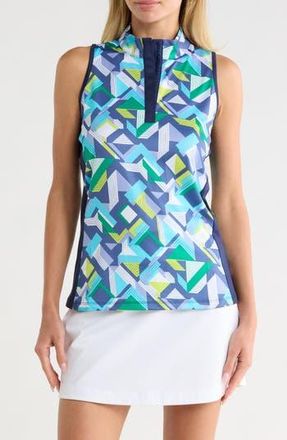 Callaway Colliding Geo Print Tank in Peacoat at Nordstrom Rack, Size X-Large