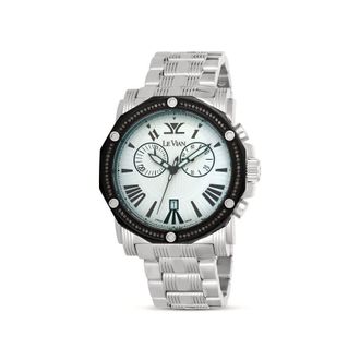Le Vian Le Vian Time Chronograph Quartz Diamond White Dial Ladies Watch LV808SB-1