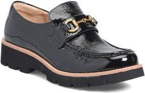 S&ouml;fft Prewitt Horsebit Loafer in Black Patent at Nordstrom Rack, Size 6.5