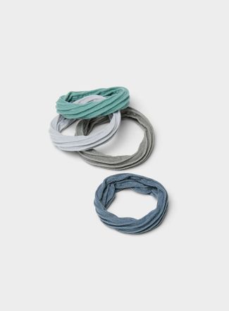 Simons Womens Grooved elastics Set of 4