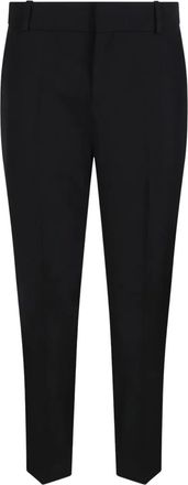 Balmain Pantaloni in lana con bottoni - Nero