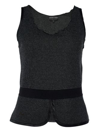 Emporio Armani knitted blouse - Black