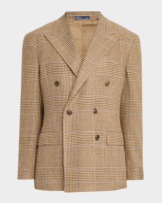 Polo Ralph Lauren Men & apos;s Tailored-Fit Glen Plaid Suit Jacket
