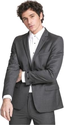 Karl Lagerfeld Antracietgrijze colbert - Heren - Business blazers - Grijs - S - Wol - Kostuums