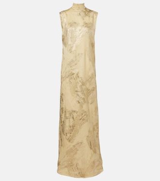 Taller Marmo Gilded Miami fil coup&eacute; maxi dress