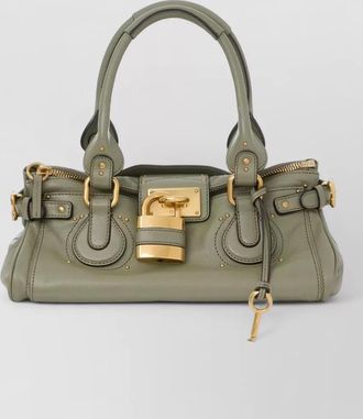 Chlo&eacute; paddington leather shoulder bag