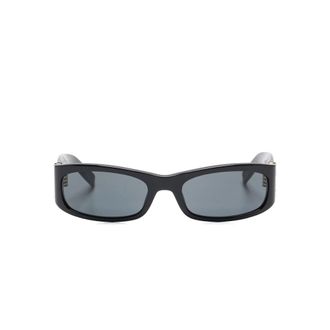 Saint Laurent Logo Rectangular Sunglasses