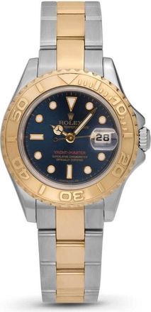 Rolex Pre-owned Rolex Yacht-Master Automatic Chronometer Blue Dial Mens Watch 169623 BLSO