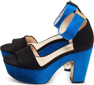 Nicholas Kirkwood Sandali con plateau - Nero