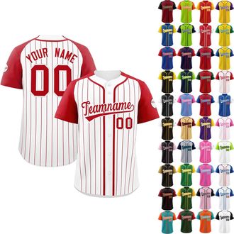 Generic Custom Baseball Jersey Hip Hop Sport Shirt Personalized Team Name Number Logo Baseball Shirts Sports Uniform for Men Women Youth 31