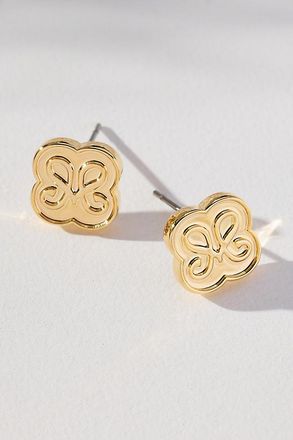 Maeve Logo Stud Earrings
