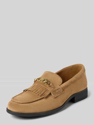 Tommy Hilfiger Slipper aus Wildleder in Beige, Gr&ouml;&szlig;e 36