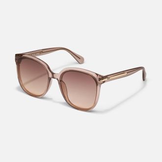Quay Womens Rent Free Sunglasses In Doe/brown