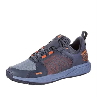 K-Swiss Mens Ultrashot Team Shoes In Windward Blue/orion Blue/scarlet Ibis