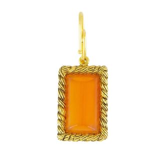 Aur&eacute;lie Bidermann Accessoires, Dames, Oranje, ONE Size, Malli Carnelian Charm