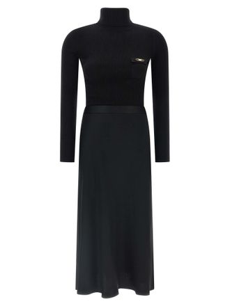 Elisabetta Franchi Lycra Midi Womens Dress