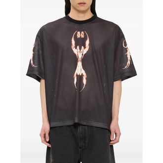 44 Label Group Y2K World Fire Soccer Graphic-print T-shirt