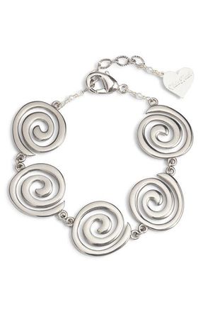 Vidakush Swirl Bracelet in Silver at Nordstrom, Size 6