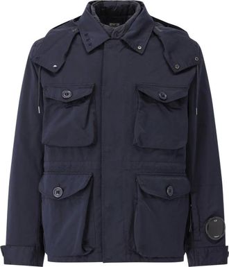 C.P. Company C.p. Company, Jassen, Heren, Blauw, L, Uitneembare Binnen Donsjas