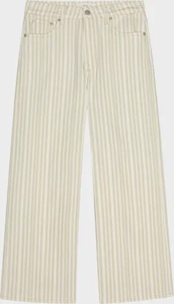 Rails Getty Stripe Wide Cropped Jeans