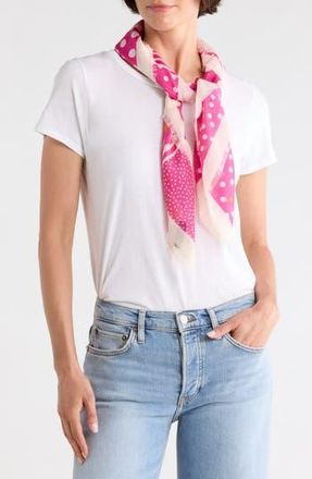 BCBGeneration Polka Dot Scarf in Fuchsia at Nordstrom Rack