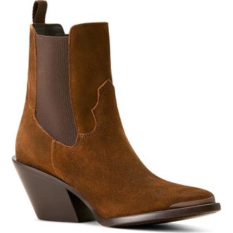 Ariat Shiloh Western Boot in Dark Ginger Suede at Nordstrom Rack, Size 6.5
