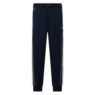 Philipp Plein Joggingbroek Logo - Heren - Sweatpants - Blauw - 2XL - Katoen - Broeken