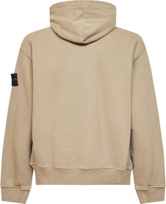 Stone Island Mens Hoodie Military Green Organic Cotton Sweatshirts Sweater