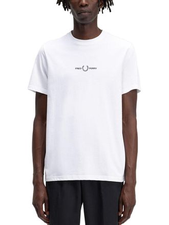 Fred Perry T-Shirt mit Logo-Stickerei