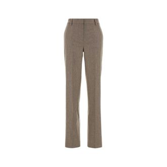 Pantaloni Torino Broeken, Dames, Bruin, M, Wol, Ambra Pant