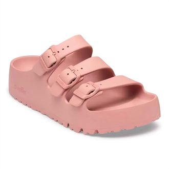 Birkenstock Womens Florida Flex Platform Sandal In Fondont Pink