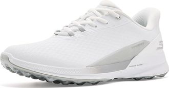 Skechers Pure Arch Fit Slip-In Womens Golf Shoes White/Silver : 7.5 B - Medium, Synthetic