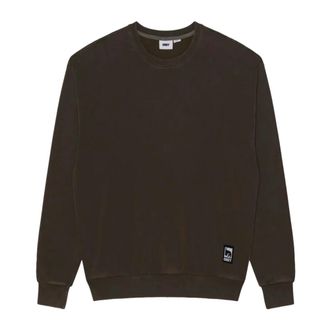 Obey Hombre, Sudaderas, Marr&oacute;n, Talla: L