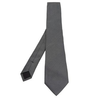 HUGO BOSS Boss By Hugo Boss Monochrome Patterned Silk Jacquard Tie