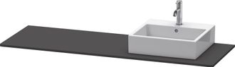 Duravit Console Duravit Xsquare, 1 D&eacute;coupe &Agrave; Droite, 1600x16x550mm