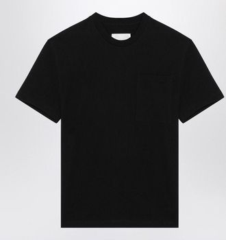 Jil Sander Mens Black Cotton T-shirt - Size Small