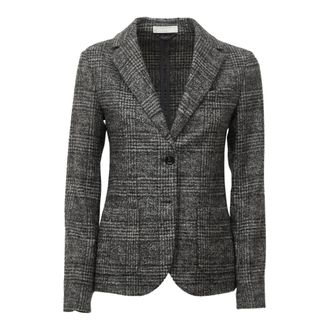 Circolo 1901 Alpaca Wol Blazer - Dames - Jassen - Grijs - Maat: XL Wol