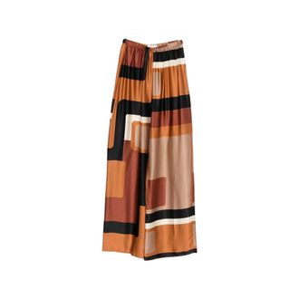 Faithfull The Brand Faithfull the brand, Wide Trousers, female, Multicolor, Size: S Jensen Wide Trousers