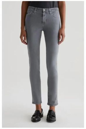 AG - Adriano Goldschmied Womens Prima Cigarette Jean In Sulfur Grey Ember