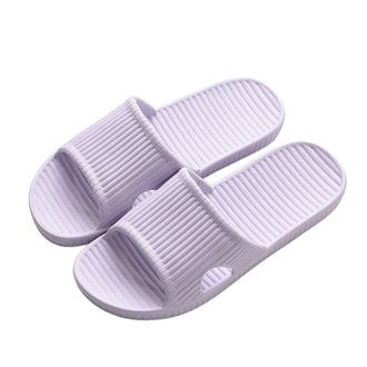Generic Sliders Women, Womens Shower Slipper, Non-Slip Bathroom Shoes Beach Flip Flops Pool Slides Quick Drying Indoor Outdoor Summer Sandal Light Purple