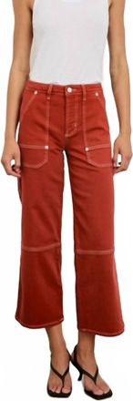 Rails Silverado Wide Leg Jean In Terracotta