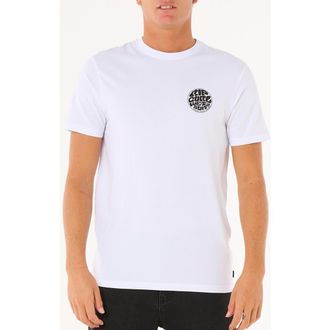 Rip Curl Wettie Icon Cotton Graphic T-Shirt in Optical White at Nordstrom, Size Xx-Large