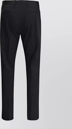 Pantaloni Torino cotton trousers featuring feather detail