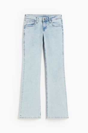H&M Flared Low Jeans - Blue