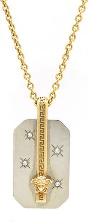 Versace Medusa Necklace Metal Rhinestone