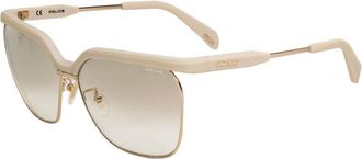 Police Beige Metal Womens Sunglasses