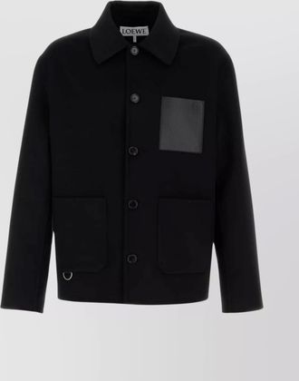 Loewe jacket wool blend collar design