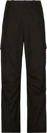 Dolce & Gabbana Zwarte Cargo Katoenen Broek - Heren - Straight fit broeken - Zwart - M - Katoen - Broeken